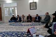 دیدارهمکاران مرکز فرهنگی کاشمر با پدر جانباز عضو کانون‌یار