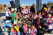 میثاق اعضا مرکز فرهنگی بردسکن با شهدای گمنام