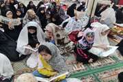 حضور مربی مسئول مرکز فرهنگی تایباد در مراسم اعتکاف