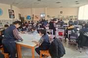 بازدید دانش‌آموزان دبستان رازی از مرکز فرهنگی شماره ۸ مشهد