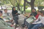 فعالیت معرفی کتاب، همراه با گردش در طبیعت در مرکز فرهنگی درگز
