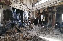 تخریب مرکز شماره ۱ نیشابور در اغتشاشات اخیر