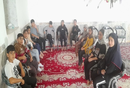 ویژه‌برنامه کتابخانه سیارروستایی شماره ۱ نیشابور در روز گلاب و گل محمدی